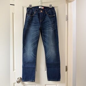 Cabi Womens Mid Rise Dark Wash Malibu Denim Jeans Size 2 Straight Leg #4522 NEW